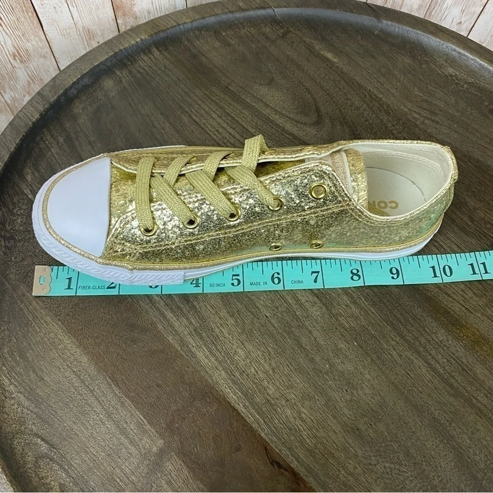 Converse‎ CTAS Ox Light Gold Low Top Sneakers Size 3 Youth
